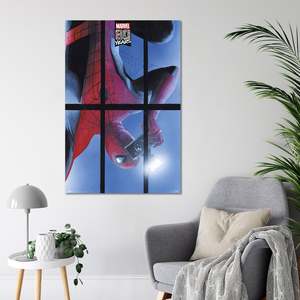Affiche du 80e anniversaire de Spider-Man de Marvel Comics, style design moderne, en papier, pour utilisation murale - Product Image 3