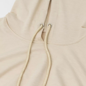 Ropa de mujer Logotipo personalizado Impresión de manga larga Sudadera con capucha Sudaderas Mujeres Crop Top Sudadera con capucha - Product Image 3