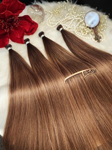 Venta caliente 2025 Genius Weft 100% Cabello humano vietnamita Mejor calidad Cutícula completa al por mayor para la exportación - Product Image 2