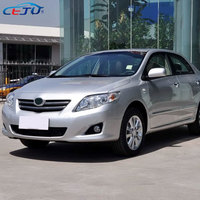Parrilla de malla de parachoques delantero de coche ABS negro brillante Parrilla para Toyota Corolla Altis 10th Gen E140 E150 S XRS Sedan 2009-2013