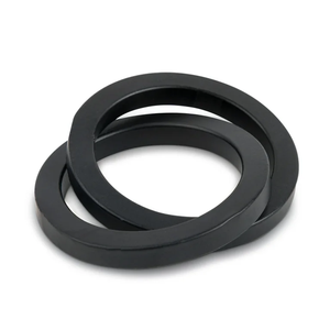 Servilletero de metal Diseño de lazo negro Aspecto de comedor moderno Suministro a granel al mejor precio Servilletero de metal negro brillante - Product Image 5