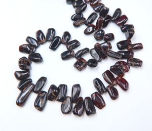 เฮสโซไนท์โกเมนลูกปัดเรียบหินอัญมณีธรรมชาติ9X7MM 21X8MM ขนาด16นิ้ว - Product Image 3