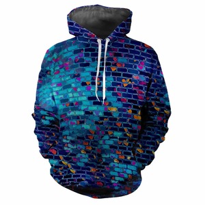 Sweat à capuche décontracté à manches longues en tissu épais avec impression numérique pour vêtements - Product Image 3