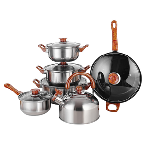 <span class=keywords><strong>Set</strong></span> di Pentole da Campeggio per Cucina all'Aperto, Antiaderente, in Acciaio Inox, 12 Pezzi, <span class=keywords><strong>Set</strong></span> Regalo con Scatola Colorata - Product Image 3