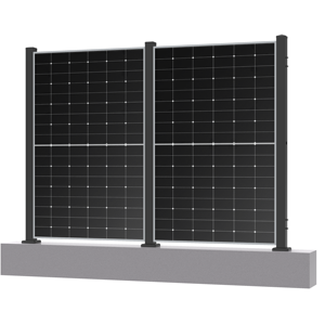 รั้วแผงเซลล์แสงอาทิตย์แนวตั้งแบบสองชั้นผลิตภัณฑ์พลังงานแสงอาทิตย์แบบใหม่ - Product Image 2