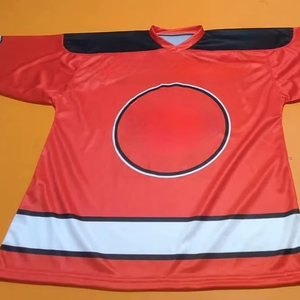 เครื่องแบบฮ็อกกี้แห้งเร็วระบายอากาศได้ดีสำหรับทั้งชายและหญิงชุดฮ็อกกี้น้ำแข็งโลโก้ออกแบบได้ตามต้องการ - Product Image 1