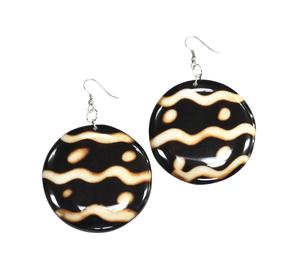 Boucles d'oreilles en résine, bijoux pour femmes, nouvel article, accessoires tendance, design bohème ici - Product Image 1