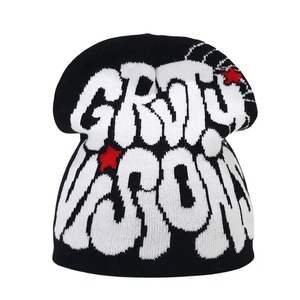 Nouveau unisexe Beanie qualité laine casquette Y2K femmes hommes mode hiver chaud tricoté Bonnet casquette doux laine Jacquard bonnets Hip Hop casquettes - Product Image 2