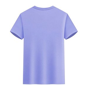 Chemises Hip Hop à col en V en Spandex/Nylon pour hommes, manches courtes, coupe régulière, couleur unie, t-shirts décontractés, tricotés légers d'été - Product Image 3