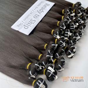 Extensiones de Cabello Humano Natural Virgen Vietnamita de Lujo Súper Doble Trama (SDD DD) Más Vendidas, Lisas Naturales, ¡En Stock! - Product Image 3