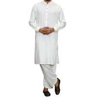 Desain Terbaru Shalwar Kameez Hitam Tradisional Etnik Afghanistan Muslim untuk Pria, Setelan 2 Potong, Kerah Bernapas, Ukuran Besar