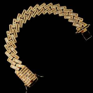 VVS1 Ideal Cut <b>Moissanite</b> Tennis <b>Bracelet</b>, Passes Diamond Tester | 925 Sterling Silver Iced Out Jewelry | 2-6mm Anniversary Gift - Product Image 1