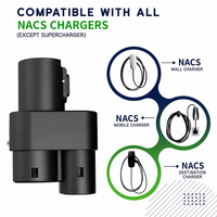 Adaptateur de charge EV en gros NACS vers CCS2 200A DC 80A AC, IP54, contacts argentés, direct usine pour l'alimentation des flottes