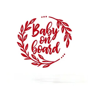 Colorful Baby on Board <b>Car</b> <b>Window</b> Decal <b>Sticker</b> UV Printed Masterpiece - Product Image 6