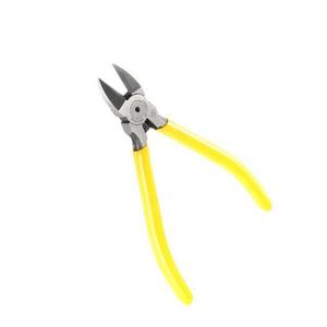 2024 pince coupante en plastique de haute qualité poignée antidérapante pince coupante diagonale citron jaune coupe-fil outils à main pince - Product Image 1