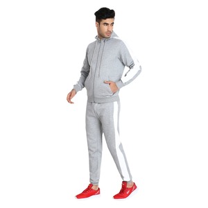 Vente en gros de survêtements décontractés pour hommes, sweat à capuche zippé et tenues de jogging, ensemble de fitness 2 pièces, survêtements de sport personnalisés pour hommes - Product Image 2
