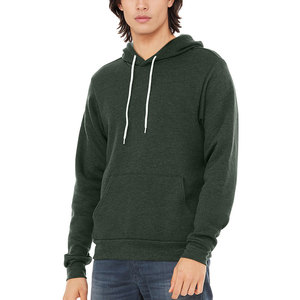 Sweat à capuche Bella Canvas 9303 avec poches kangourou, en molleton, pour garçons - Vert foncé, sweat à capuche unisexe - Vert - Product Image 2