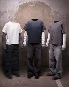 T-shirt à manches longues décontracté de style solide pour hommes Nouveau design surdimensionné à double couche à séchage rapide respirant-Durable - Product Image 3