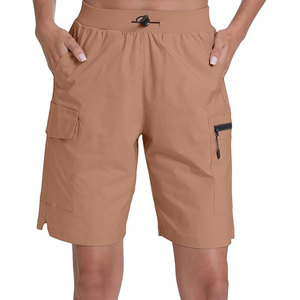 Nouveauté : Shorts en toile taille haute pour femme, séchage rapide, écologiques, en Spandex/Polyester, pour fitness, gym et course à pied - Product Image 1