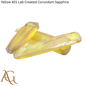 # 21 Esferas de Corindón Amarillo Sintético Creado en Laboratorio, Gema Simulada de Fusión por Llama, Corte Lapidario - Product Image 2