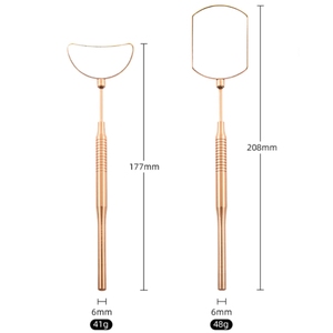 Wholesale Competitive Price Eyelash <b>Mirror</b> Stainless Steel Beauty Instrument Half Moon and <b>Square</b> <b>Mirrors</b> - Product Image 3