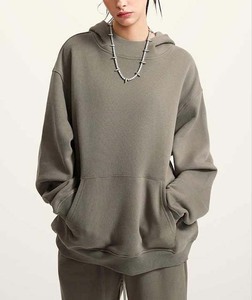 เสื้อฮู้ดผ้าฝ้าย100% สไตล์เฟรนช์เทอร์รี่สไตล์สตรีทแบบรูดซิปได้ทั้งตัวผ้าฝ้ายออกแบบได้ตามต้องการออกแบบโลโก้ได้ตามต้องการ - Product Image 6