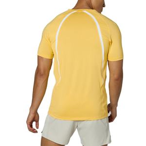 T-shirt de course à séchage rapide, vêtements de sport tendance, coupe ajustée, 220 g/m², polyester lourd, t-shirt de sport pour la salle de sport - Product Image 5