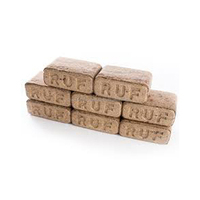 Briquetas de Madera RUF de Primera Calidad, Grado A, de Roble/Abedul/Haya/Abeto, Origen Bélgica, Aserrín en Oferta
