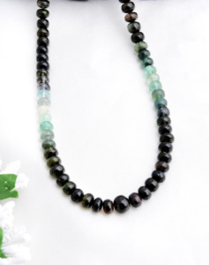 Turmalina Multicolor de 6mm a 7mm, Bolas Lisas Naturales para la Elaboración de Joyería Fina, Collar de Piedras Preciosas - Product Image 6
