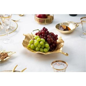 Nique-plato de hojas de acero inoxidable para servir ensalada, fruta del desierto, plato de comida para el hogar, restaurantes, hoteles y bares - Product Image 6