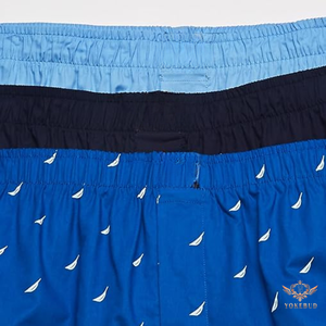 Nuevo paquete de 3 Bóxers tejidos de algodón para hombre, ropa interior cómoda transpirable de tiro medio, uso diario informal con cintura elástica, venta al por mayor BD - Product Image 4