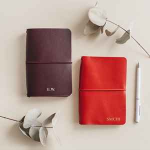 Funda de Cuero de Lujo Hecha a Mano para Cuaderno, a Prueba de Olores, Recargable, A6, Estilo Vintage, para Diario de Viaje, NBC-0001 - Product Image 4