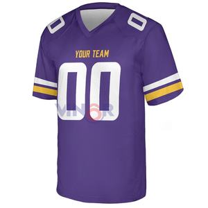 2025 peso ligero cómodo fútbol americano Jersey nueva llegada bajo Moq diseño su propio fútbol americano Jersey OEM servicio - Product Image 1