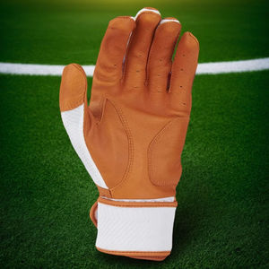 Premium Quality Leather Baseball Batting Gloves Waterproof Customized Logo Design Unisex Lightweight Eco-Friendly Custom Colors - Product Image 2