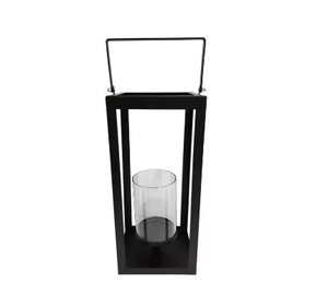 Linterna de Metal de alta calidad, linterna de diseñador con recubrimiento de polvo negro, linterna al por mayor, decoración de linterna de iluminación hecha a mano de excelente calidad - Product Image 2