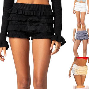 Pantalones cortos cómodos y transpirables con volantes Material duradero con el último diseño para uso en exteriores Precio razonable - Product Image 6