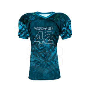 Maillot de football américain léger 2024 avec logo personnalisable, respirant, design grande taille, impression par transfert thermique pour équipe personnalisée - Product Image 5