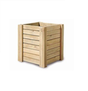 Florero de madera de estilo moderno, maceta de estilo moderno multicolor y maceta de escritorio para decoración de hogar y sala de estar - Product Image 2