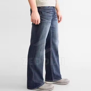 Pantalones vaqueros para hombre, cómodos y transpirables, patrón sólido para primavera, verano, otoño, superventas, de talla grande - Product Image 4