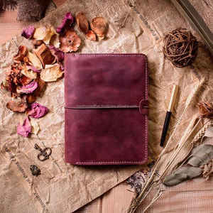 Housse de carnet A5 en cuir de luxe pour voyage, étui de protection anti-odeur, rechargeable, organisateur pour professionnels - Product Image 6