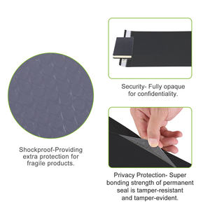 Sobres acolchados de burbujas de polietileno negro de 11x15 pulgadas para embalaje y envío de regalos de comestibles - Product Image 4