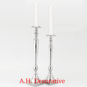 Hot Silver Tall Aluminum <b>Candle</b> <b>Holder</b> Hot Selling Metal High Quality Finishing <b>Floor</b> <b>Standing</b> Handmade <b>Candle</b> Pillar <b>Holder</b> - Product Image 5