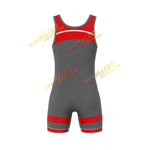 ผ้าโพลีเอสเตอร์ 95% สแปนเด็กซ์ 5% หนัก 260 กรัม ตะเข็บแบบ Flatlock ขายส่ง บริการพิมพ์ลายแบบ Sublimation สำหรับผู้ชาย รับผลิตแบบ OEM สำหรับชุดมวยปล้ำ - Product Image 4