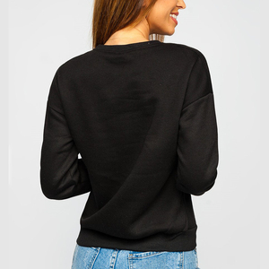 Sudadera con estampado personalizado para mujer, Jersey informal, ajustado, tops bonitos estampados, jersey de otoño para mujer, suministro al por mayor, sudadera - Product Image 6