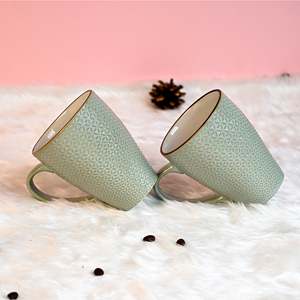 Tazas de Café Novara Ecológicas de Porcelana China, 600 ml de Capacidad, Aptas para Lavavajillas y Microondas, Juego de 2 Tazas de Cerámica Minimalistas de Lujo - Product Image 5