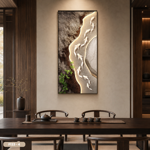 Peinture murale en soie de luxe très vendue, décoration intérieure, tissu en soie fait main, motif poisson Koi, Vietnam OEM ODM Modèle F123 - 4 - Product Image 3