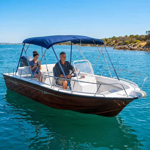 Yacht Sportivo <span class=keywords><strong>in</strong></span> Alluminio Saldato da 4,88m (16ft) con Ponte Aperto e <span class=keywords><strong>Motore</strong></span> Fuoribordo per Pesca e Relax Familiare nel <span class=keywords><strong>Weekend</strong></span> - Product Image 1