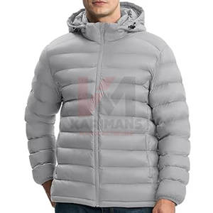 Chaqueta acolchada ligera para hombre versátil, abrigo de invierno aislado, capucha extraíble, capa exterior de 3 estaciones, viaje, esquí, Camping, OEM - Product Image 5