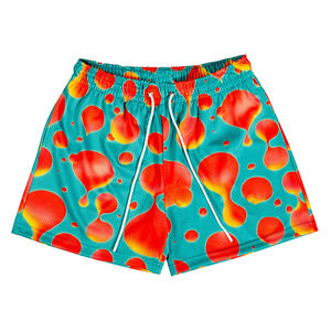 Short de sport d'été en maille personnalisé pour hommes Short de basket-ball à motif solide avec sublimation - Product Image 4