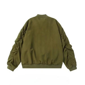 Top Trending 2025 Minimal Chaqueta ligera para hombre Casual Primavera Otoño Rompevientos Bomber Zip up Coat Fabricante - Product Image 2